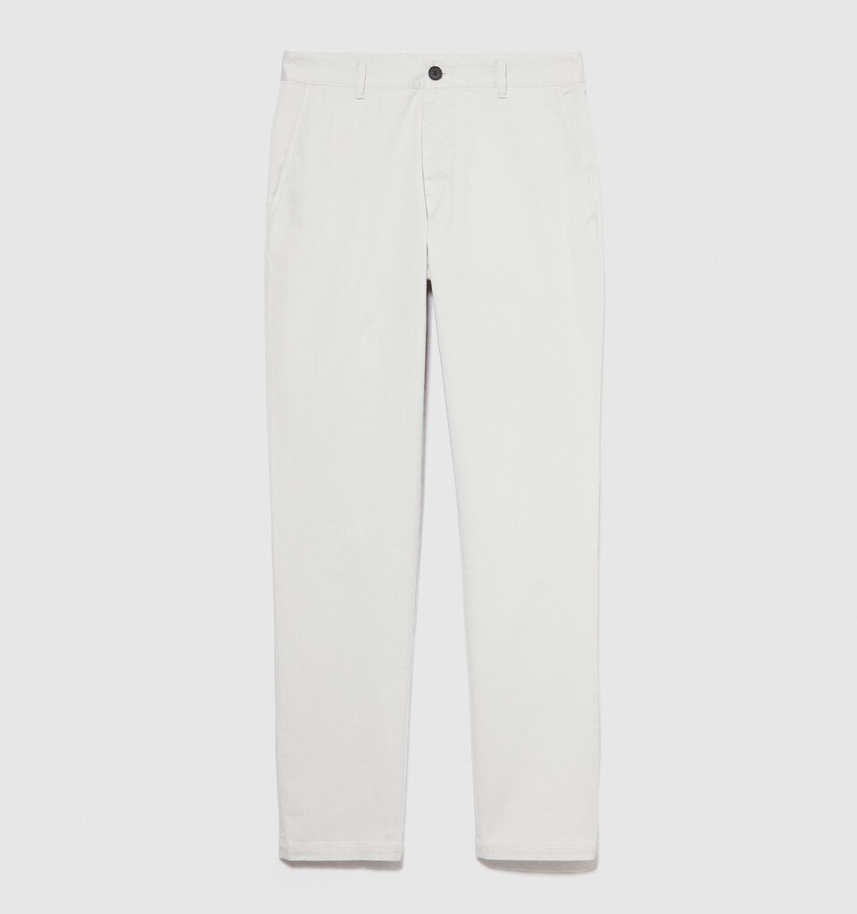 Slim fit chinos - men's chino trousers - Dove Gray | Sisley image number 6